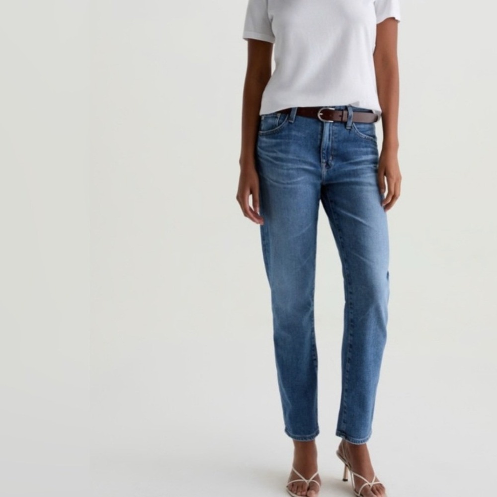 AG Adriano Goldschmied Ex-Boyfriend Slouchy Slim Jeans Medium Wash Size 31